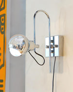 Bild in Gallery-Viewer laden, Adjustable Chrome and Color Spotlight Wall Lamp - product view 3