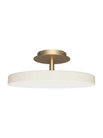 Load image into Gallery viewer, Round Flush Ceiling Lamp — Nordic Minimalist Light for Bedroom & Living