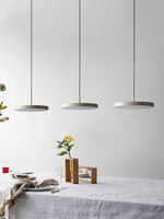 Load image into Gallery viewer, Modern Disc Pendant Light — Nordic Minimalist Fixture for Dining & Kitchen