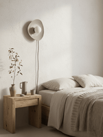 Cargar imagen en el visor de la Galería, Pebble Ceramic Disc Plug-In Wall Light - product image 8