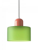 Load image into Gallery viewer, Creative Morandi Cylinder Glass Pendant Light