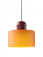 Load image into Gallery viewer, Creative Morandi Cylinder Glass Pendant Light