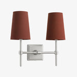 Load image into Gallery viewer, Rowan Elegant White-Linen Shade Wall Lamp – Retro Metal Wall Light for Bedroom & Hallway