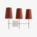 Load image into Gallery viewer, Rowan Elegant White-Linen Shade Wall Lamp – Retro Metal Wall Light for Bedroom & Hallway