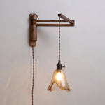 Cargar imagen en el visor de la Galería, Adjustable Wood-Arm Hanging Plug-In Wall Lamp product view 17