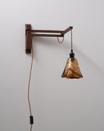 Cargar imagen en el visor de la Galería, Adjustable Wood-Arm Hanging Plug-In Wall Lamp product view 25