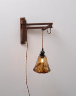Cargar imagen en el visor de la Galería, Adjustable Wood-Arm Hanging Plug-In Wall Lamp product view 8