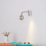 Load image into Gallery viewer, Adjustable LED Reading Plug-In Wall Lamp product view