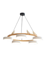 Load image into Gallery viewer, Modern Creative Colourful Circle Bird Chandelier