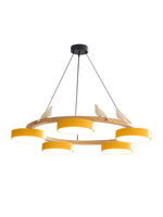 Load image into Gallery viewer, Modern Creative Colourful Circle Bird Chandelier