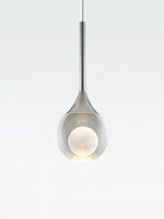 Load image into Gallery viewer, Moon Clear Glass Ball Pendant Light
