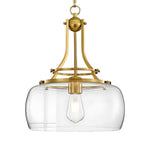 Load image into Gallery viewer, Lirra Classic Glass Dome Pendant – Timeless Pendant Light for Kitchens and Hallways