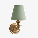 Cargar imagen en el visor de la Galería, Aplique de pared Rowan con pantalla cilíndrica – Aplique de tela para una iluminación acogedora de estilo rústico