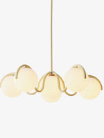 Load image into Gallery viewer, Sculptural Linear Chandelier with Elegantly Curved Profile