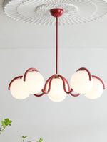 Load image into Gallery viewer, Sculptural Linear Chandelier with Elegantly Curved Profile