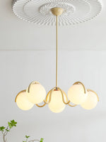 Load image into Gallery viewer, Sculptural Linear Chandelier with Elegantly Curved Profile