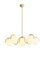 Load image into Gallery viewer, Sculptural Linear Chandelier with Elegantly Curved Profile