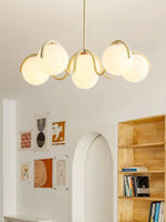 Load image into Gallery viewer, Sculptural Linear Chandelier with Elegantly Curved Profile