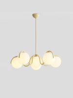 Load image into Gallery viewer, Sculptural Linear Chandelier with Elegantly Curved Profile