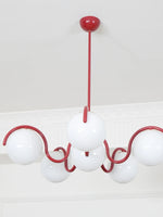 Load image into Gallery viewer, Sculptural Linear Chandelier with Elegantly Curved Profile