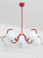 Load image into Gallery viewer, Sculptural Linear Chandelier with Elegantly Curved Profile