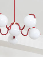 Load image into Gallery viewer, Sculptural Linear Chandelier with Elegantly Curved Profile