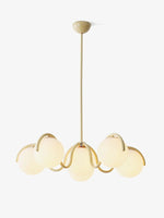 Load image into Gallery viewer, Sculptural Linear Chandelier with Elegantly Curved Profile
