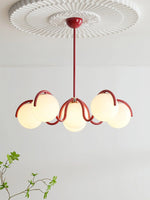 Load image into Gallery viewer, Sculptural Linear Chandelier with Elegantly Curved Profile