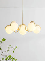 Load image into Gallery viewer, Sculptural Linear Chandelier with Elegantly Curved Profile