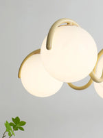 Load image into Gallery viewer, Sculptural Linear Chandelier with Elegantly Curved Profile