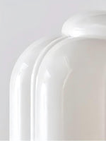 Load image into Gallery viewer, Eloise Scallop Vintage Milk Glass Semi-Flush Mount Pendant Light