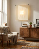 Cargar imagen en el visor de la Galería, Washi Paper Screen Plug-In Wall Sconce product view