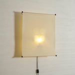 Cargar imagen en el visor de la Galería, Washi Paper Screen Plug-In Wall Sconce product view