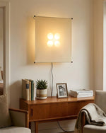 Cargar imagen en el visor de la Galería, Washi Paper Screen Plug-In Wall Sconce product view