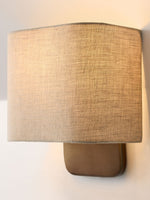 Load image into Gallery viewer, Nolvara Soft Fabric Luxe Metal Fabric Wall Sconce for Bedroom Reading Light