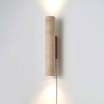 Cargar imagen en el visor de la Galería, Solis Column Walnut Wood Plug-In Wall Light - product image 7