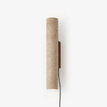 Cargar imagen en el visor de la Galería, Solis Column Walnut Wood Plug-In Wall Light - product image 1