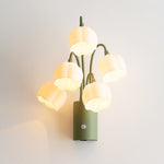 Load image into Gallery viewer, Bell-Flower Rechargeable Motion Sensor Wall Sconce - product view 12