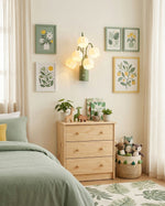 Load image into Gallery viewer, Bell-Flower Rechargeable Motion Sensor Wall Sconce - product view 8