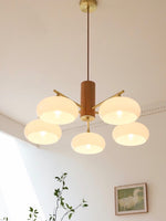 Load image into Gallery viewer, Medieval Log Style Vintage Glass Chandelier