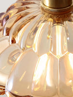 Load image into Gallery viewer, Vintage Clear Petal Glass Pendant Light For Bedroom