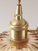 Load image into Gallery viewer, Vintage Clear Petal Glass Pendant Light For Bedroom