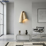 Bild in Gallery-Viewer laden, Travertin-Wandlampe – Minimalistische Stein-Wandleuchte Dekorative Beleuchtung für Wohnzimmer