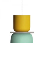 Cargar imagen en el visor de la Galería, Lámpara colgante con pantalla de cuenco de acrílico colorido Macaron