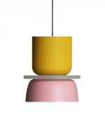 Cargar imagen en el visor de la Galería, Lámpara colgante con pantalla de cuenco de acrílico colorido Macaron