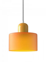 Load image into Gallery viewer, Creative Morandi Cylinder Glass Pendant Light