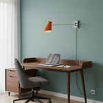 Load image into Gallery viewer, Adjustable Cone Shade Plug-In Wall Lamp product view
