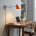 Load image into Gallery viewer, Adjustable Cone Shade Plug-In Wall Lamp product view