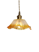 Load image into Gallery viewer, Nordic Flower Glass Pendant Light for Living Room