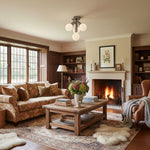 Load image into Gallery viewer, Glorica Glass Elegant Flush Mount Light Fixture - White Globe Design for Contemporary Interiors